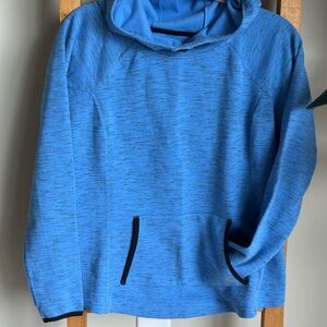Tek Gear Blue Crowl Neck Hoodie